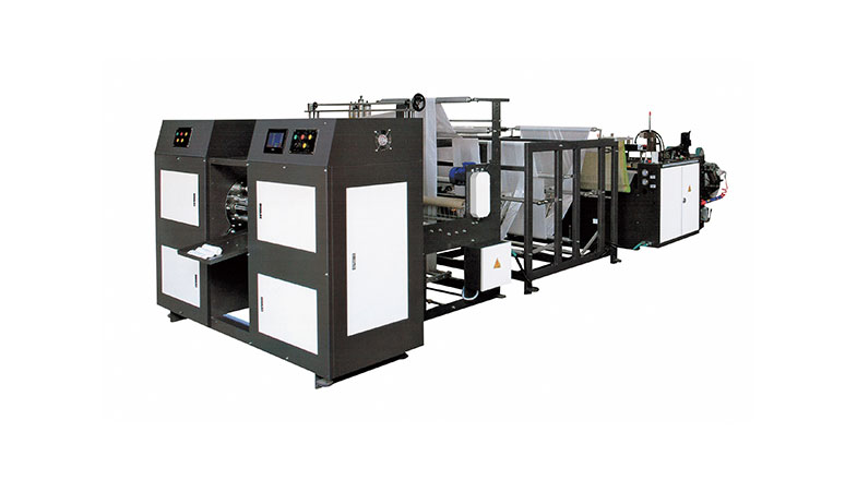HC-WX900One Line C-fold Rolling Bag Making Machine Without